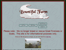 Tablet Screenshot of bountifulfarm.com